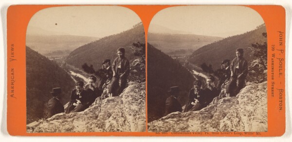 John P. Soule, Cumberland Valley, Pa., from Lover's Leap, Willis' Mt.