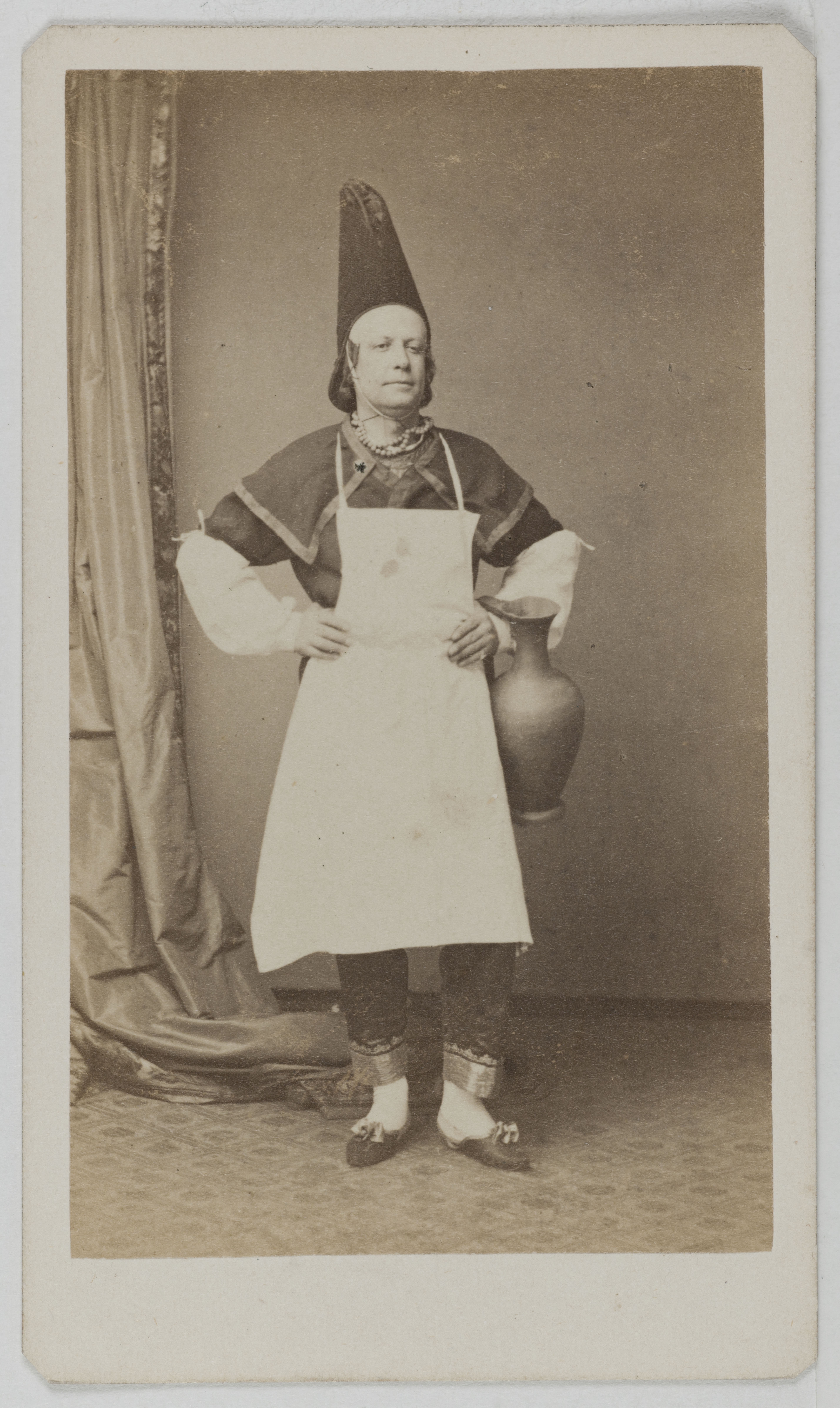 Ulric Grob, Portrait de Léonce, (Édouard Théodore Nicole, dit), (1823-1900), (acteur)