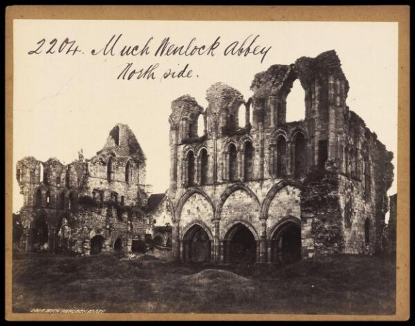 Francis Frith, Much Wenlock Abbey North side
