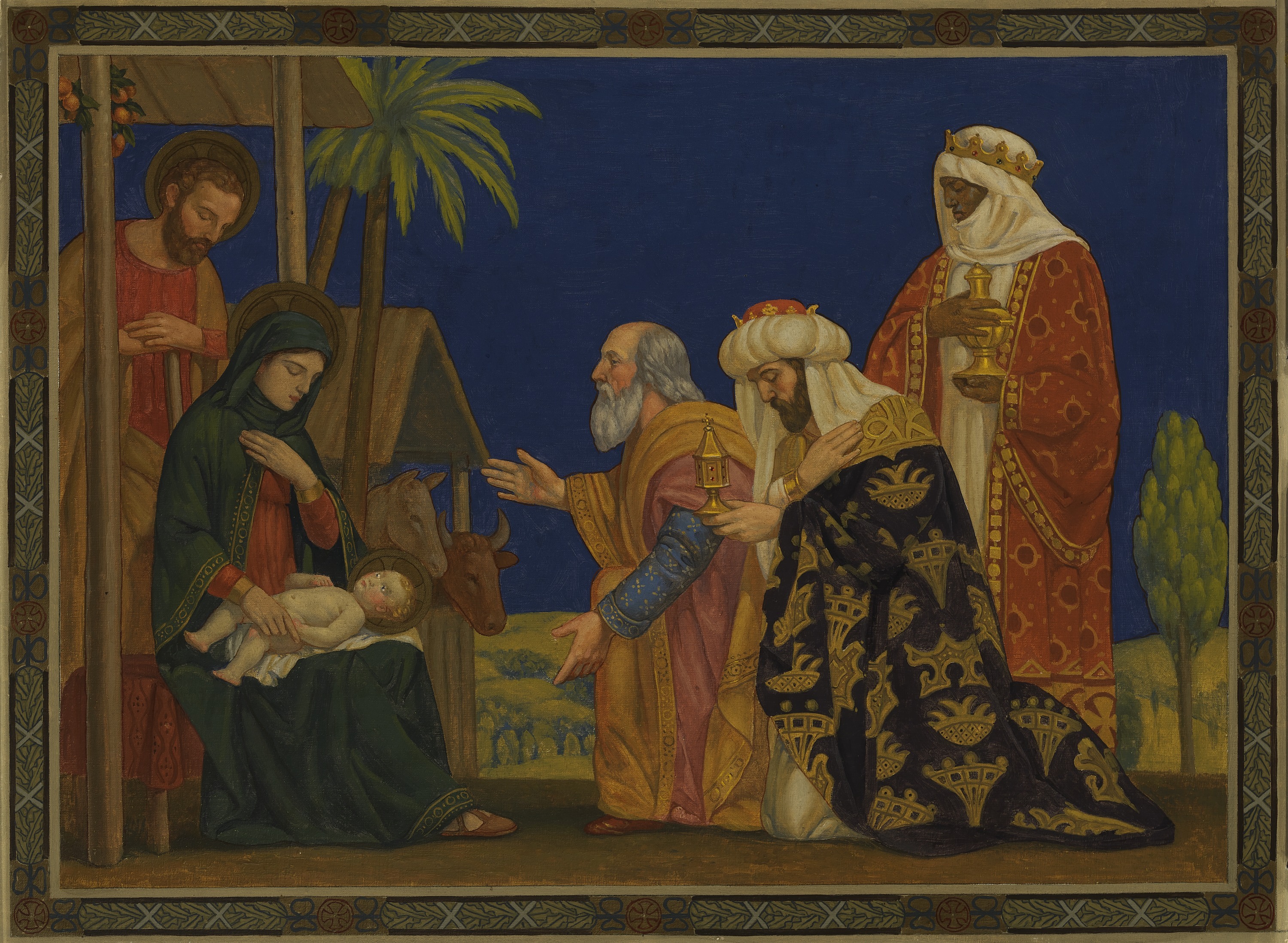 H. Siddons Mowbray, The Magi