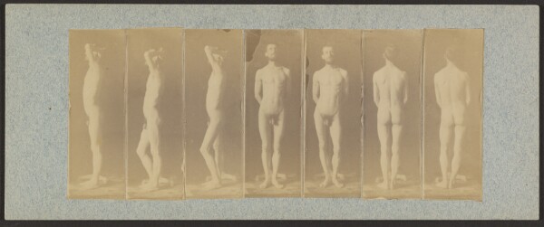 Thomas Eakins, [Unidentified male nude, seven photographs]