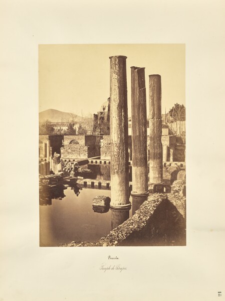 Giorgio Sommer, Pouzzoles. Temple de Serapis.