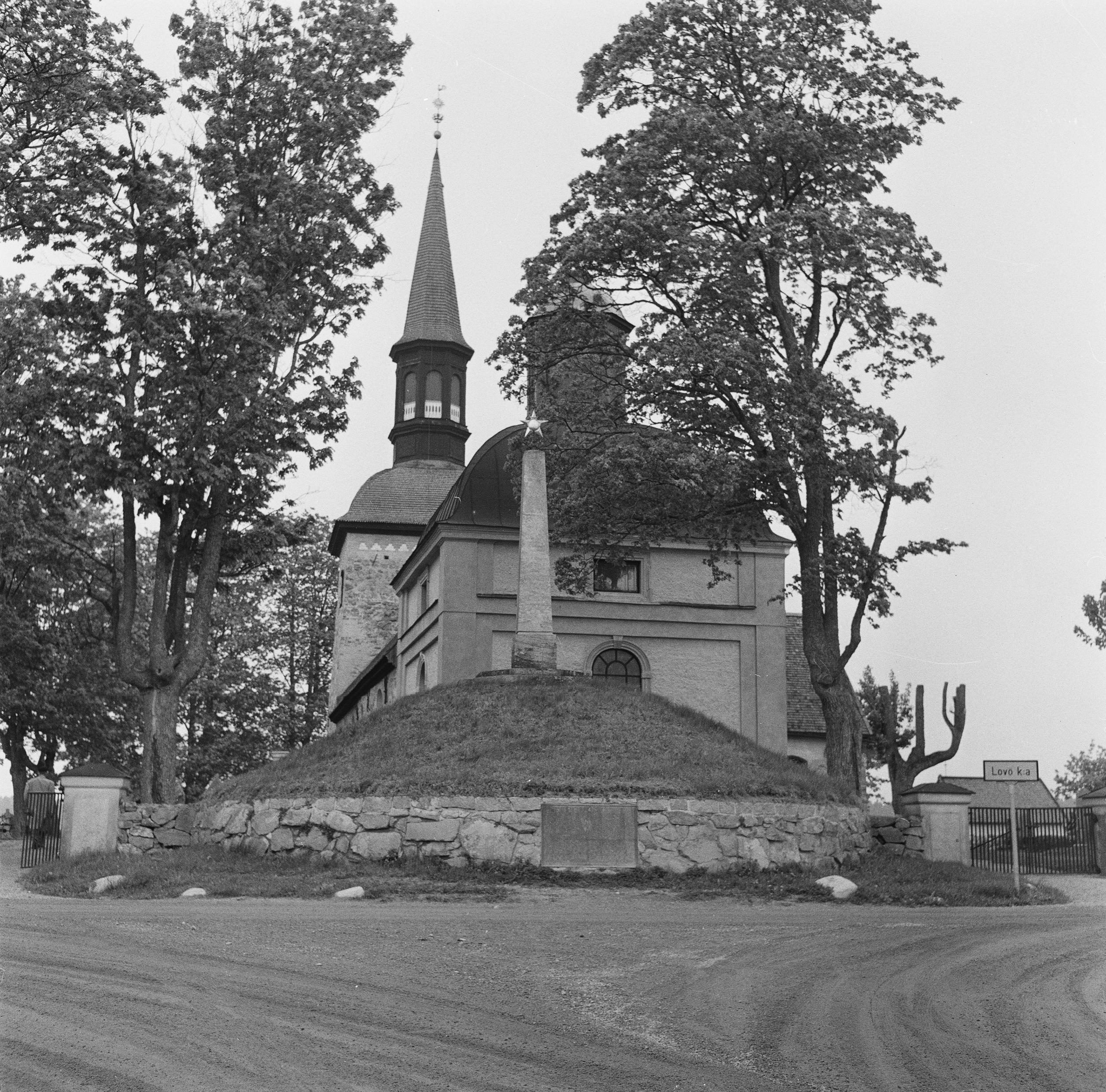 Nils Lagergren, Lovö kyrka