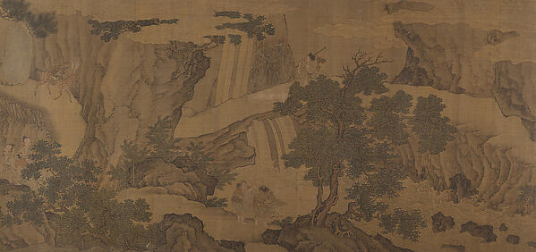 Unidentified artist, Daoist immortals in a landscape
