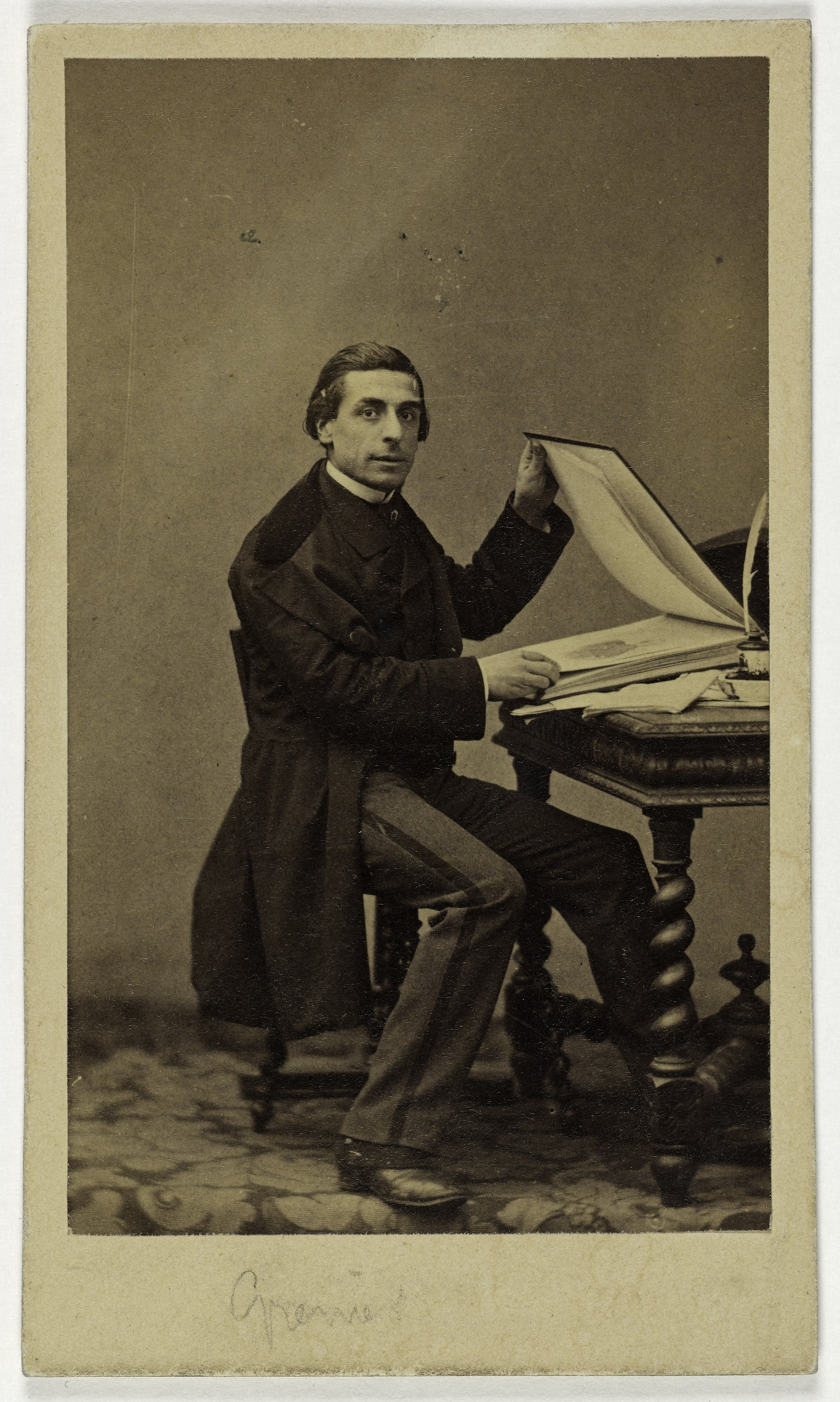 Pierre Petit & Trinquart, Portrait de Grenier Pierre Eugène, (acteur)