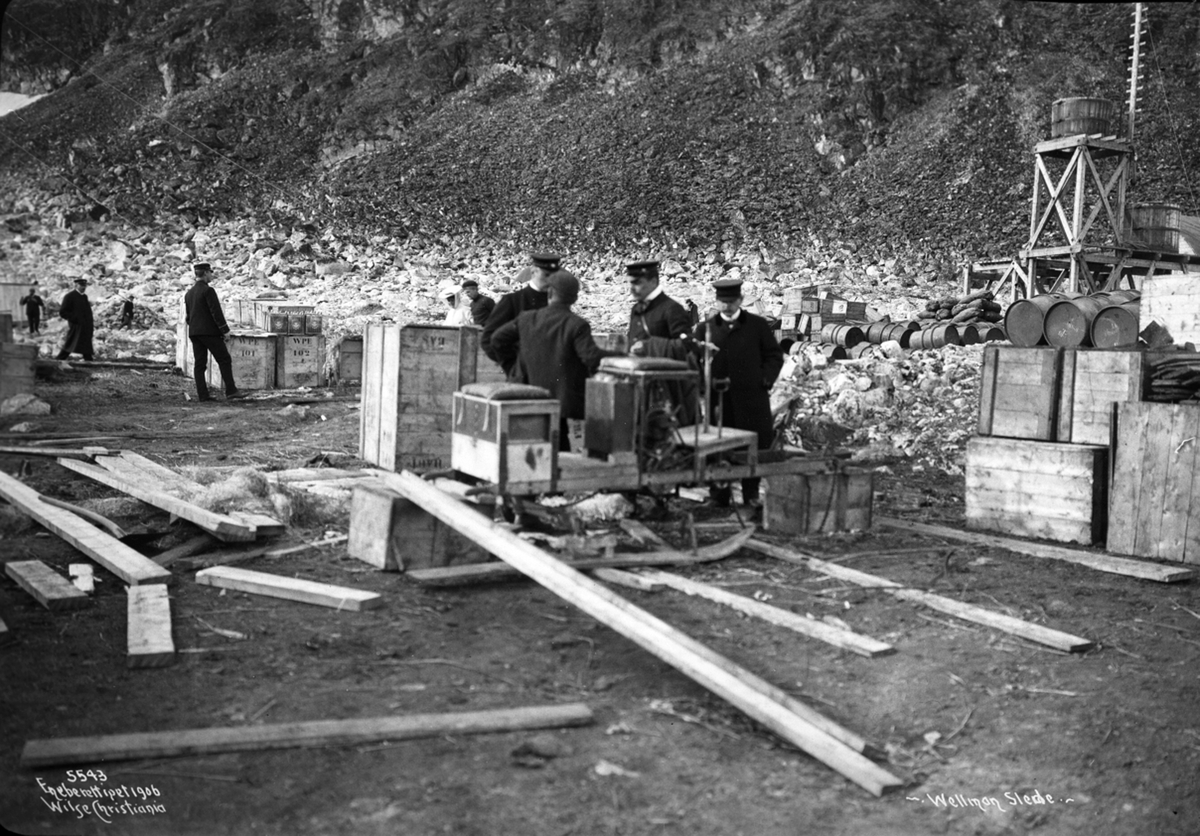 Anders Beer Wilse, Prot: Spitsbergen, Wellmans slede
