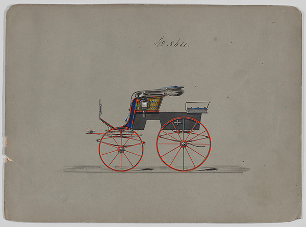 Brewster & Co., Design for Stanhope Phaeton, no. 3611