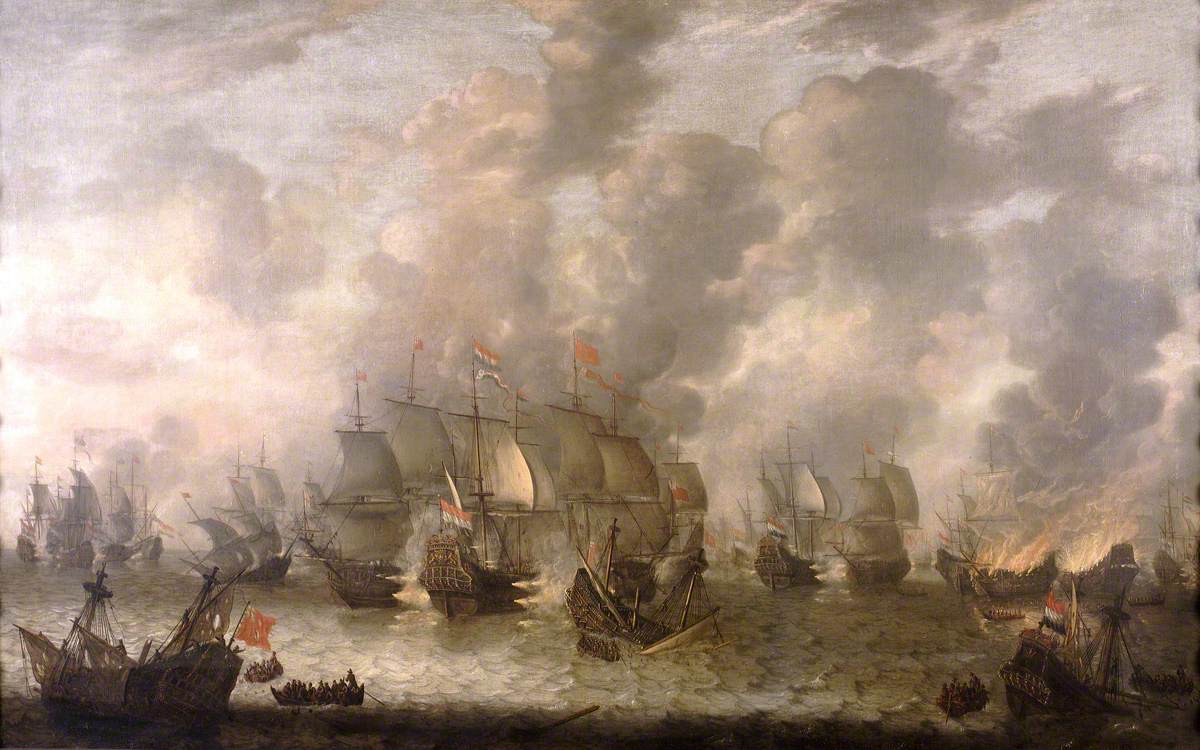 Abraham Beerstraaten, The Battle of Scheveningen, 31 July 1653