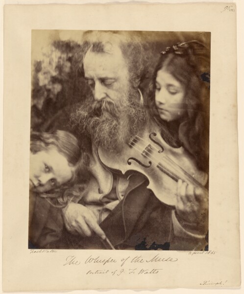 Julia Margaret Cameron, The Whisper of the Muse / Portrait of G.F. Watts
