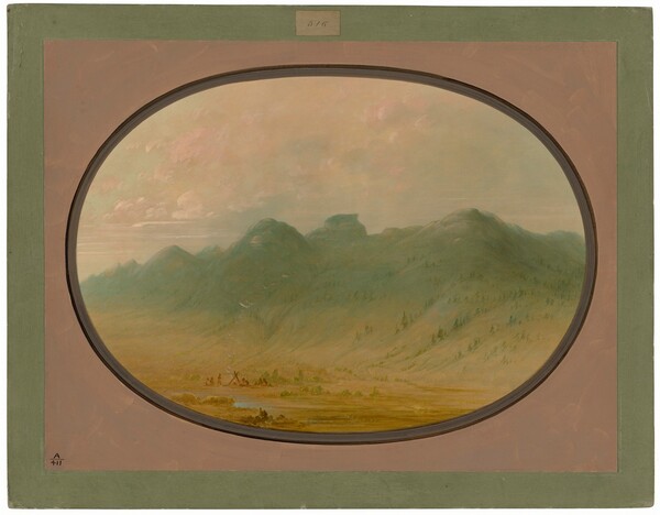George Catlin, View of the Crystal Mountains, Brazil