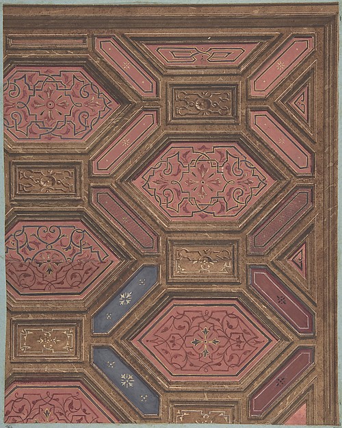 Jules-Edmond-Charles Lachaise, Design for Dining Room, Hôtel de Doctor Cranchi