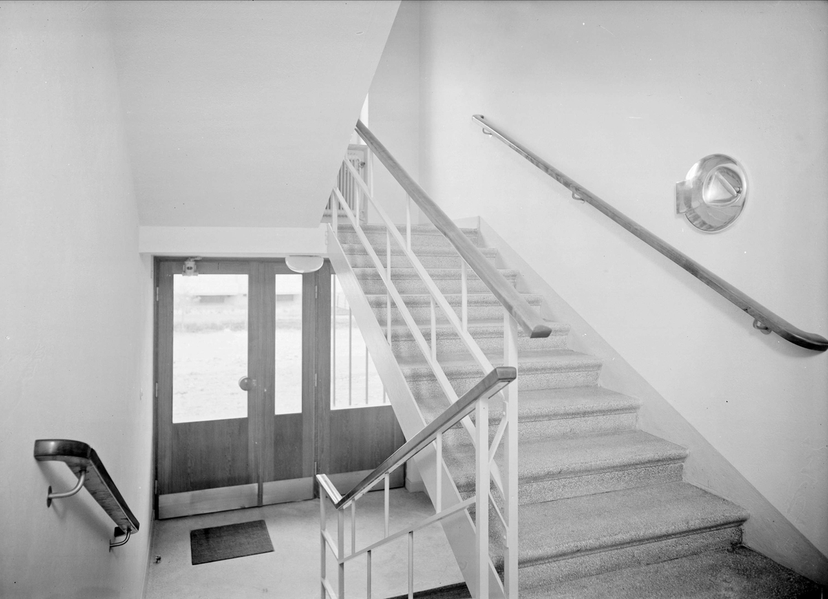 Paul Sandberg, Stairwell in the Pensionary Home Fröja, Beginnings Street 25, ready for relocation in May 1943