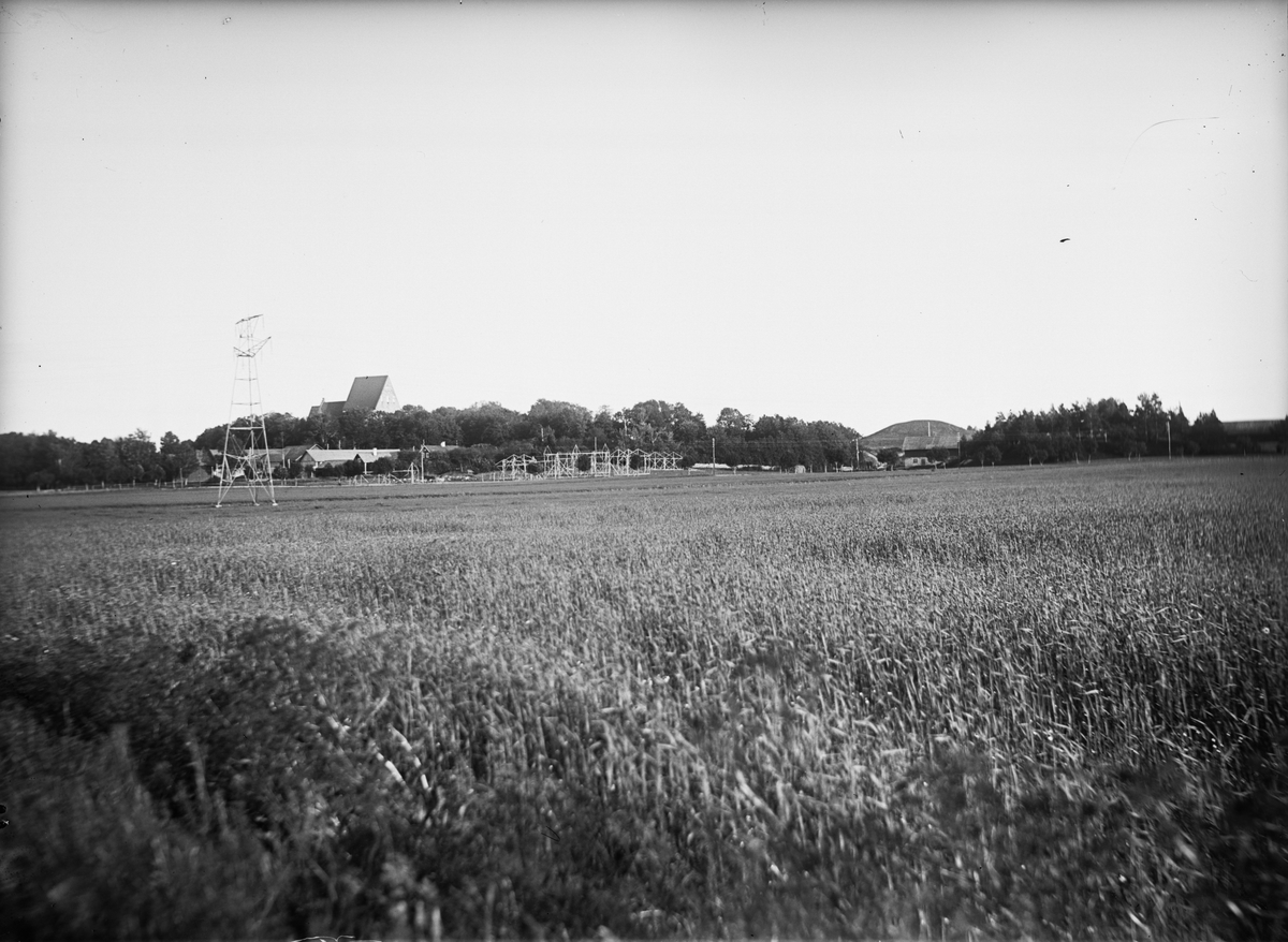 Paul Sandberg, Modeller av friluftsmuseet Disagårdens byggnader utplacerade på plats i Gamla Uppsala år 1928