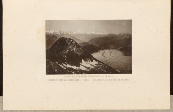 Unknown, The Aletsch Glacier