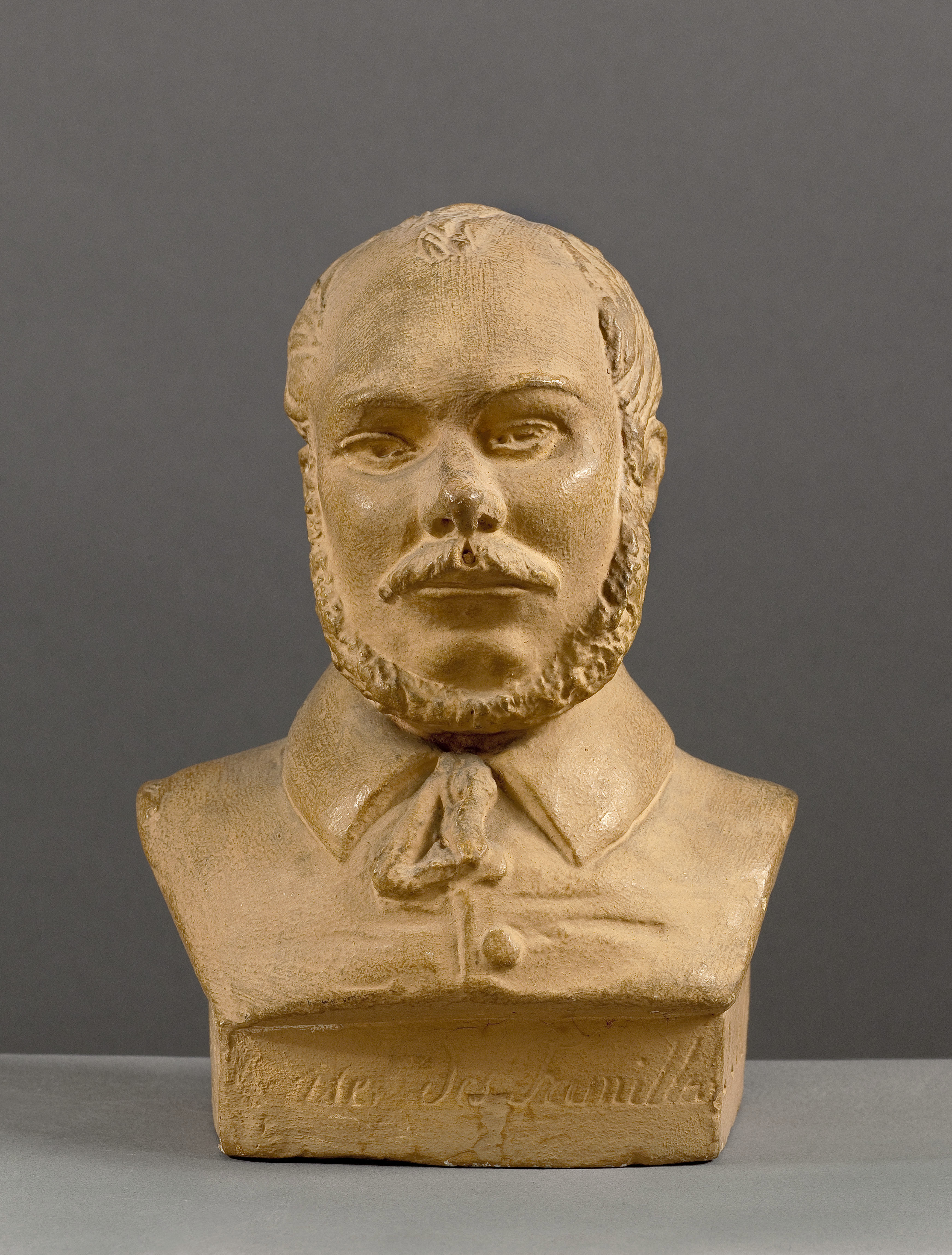 Jean Pierre Dantan, Portrait-charge de Samuel-Henri Berthoud, dit Sam (1804-1891), journaliste au Mercure de France