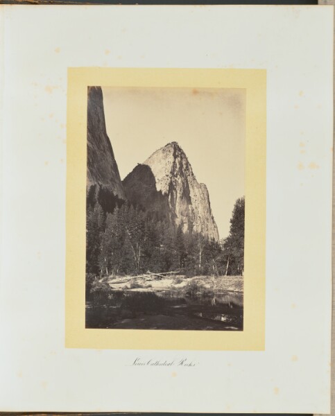 Carleton Watkins, Lower Cathedral Rocks