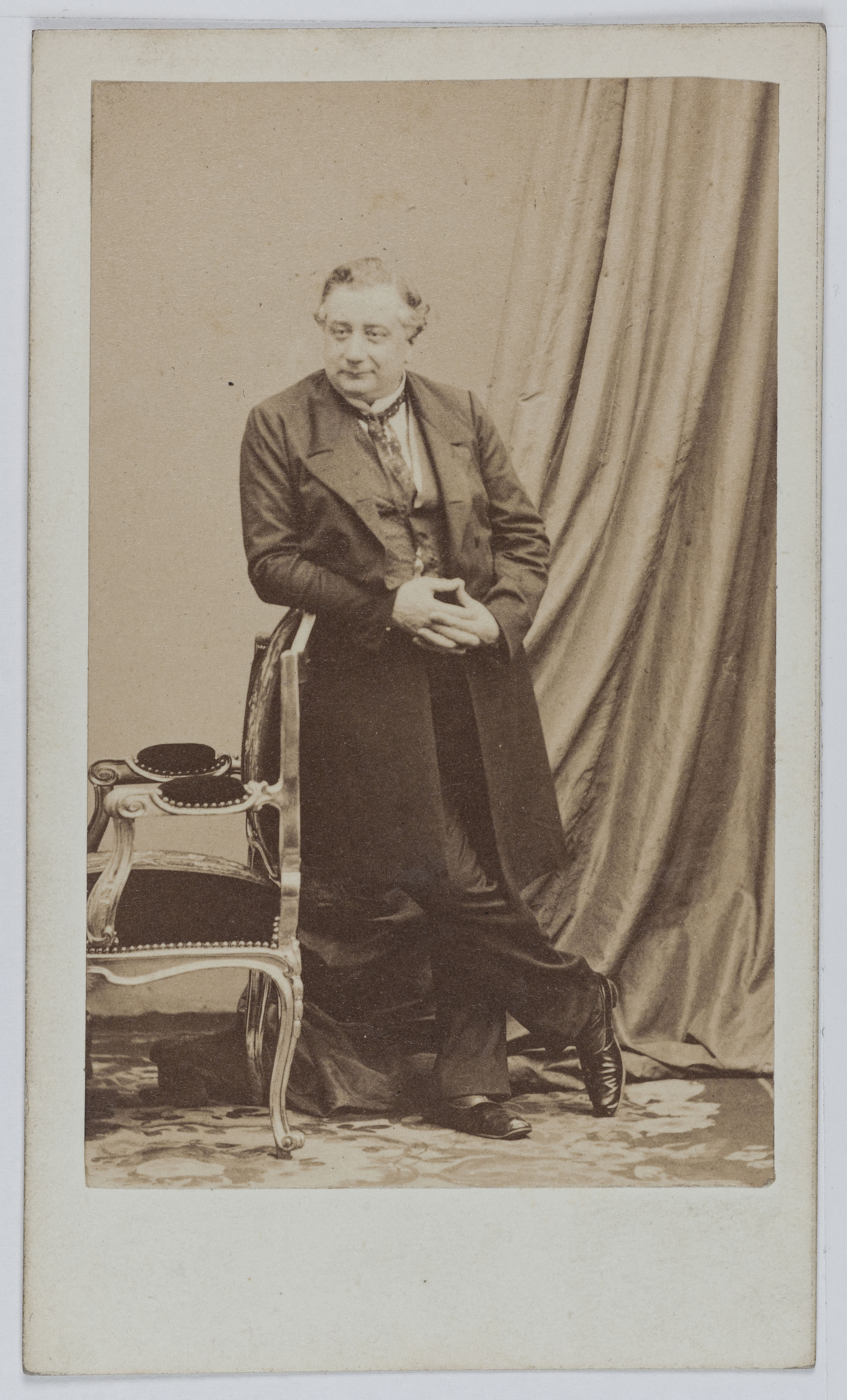 Disderi & Cie, Portrait de Prilleux, acteur et chanteur à l'Opéra Comique en 1865.