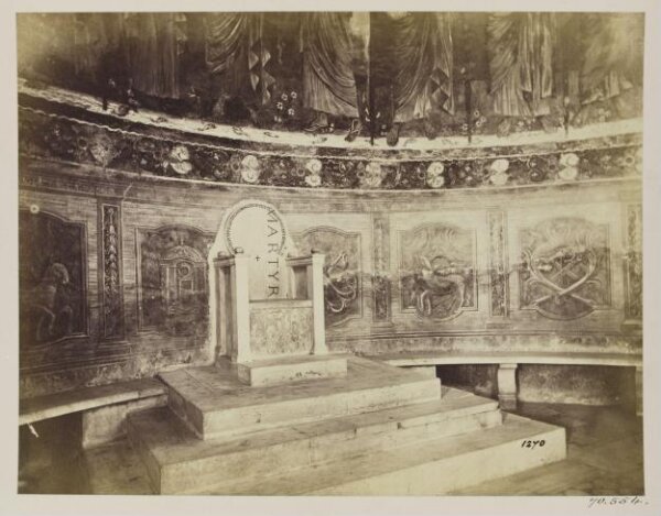 Parker, John Henry, Church of S. Clement-Cardinal's Throne in the Apse.