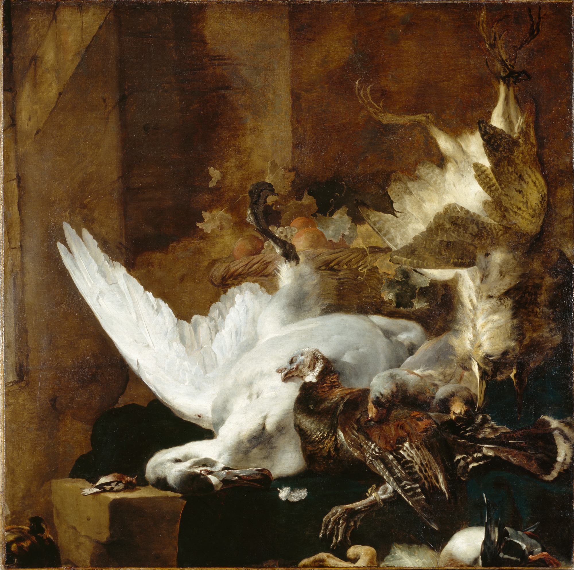 Jan Baptist Weenix, Still Life with a Dead Swan
