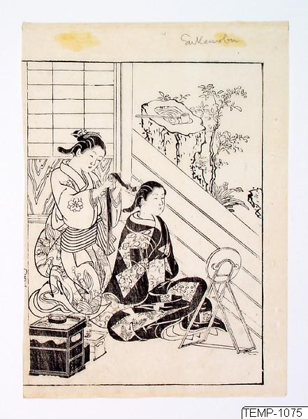 Nishikawa Sukenobu, Träsnitt, Bildkonst, Print, Woodcut, Woodblock