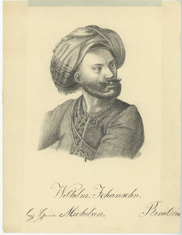 Wilhelm (autor) Johansohn, Turkish man