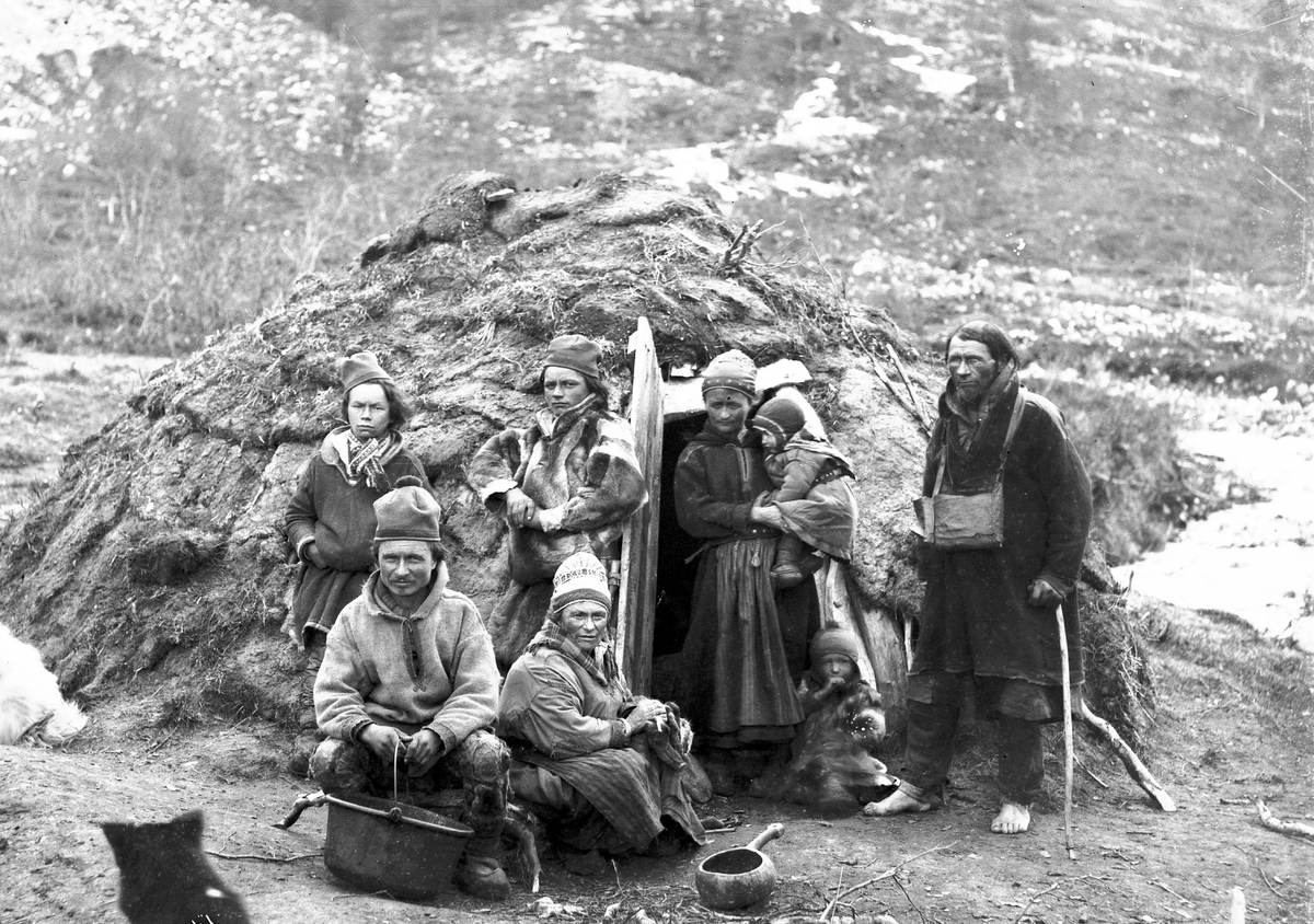 Axel Lindahl, "Prot: Fjeldlapper ved sin Gamme