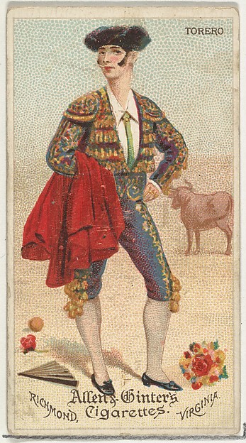 Allen & Ginter, Torero, from World's Dudes series (N31) for Allen & Ginter Cigarettes