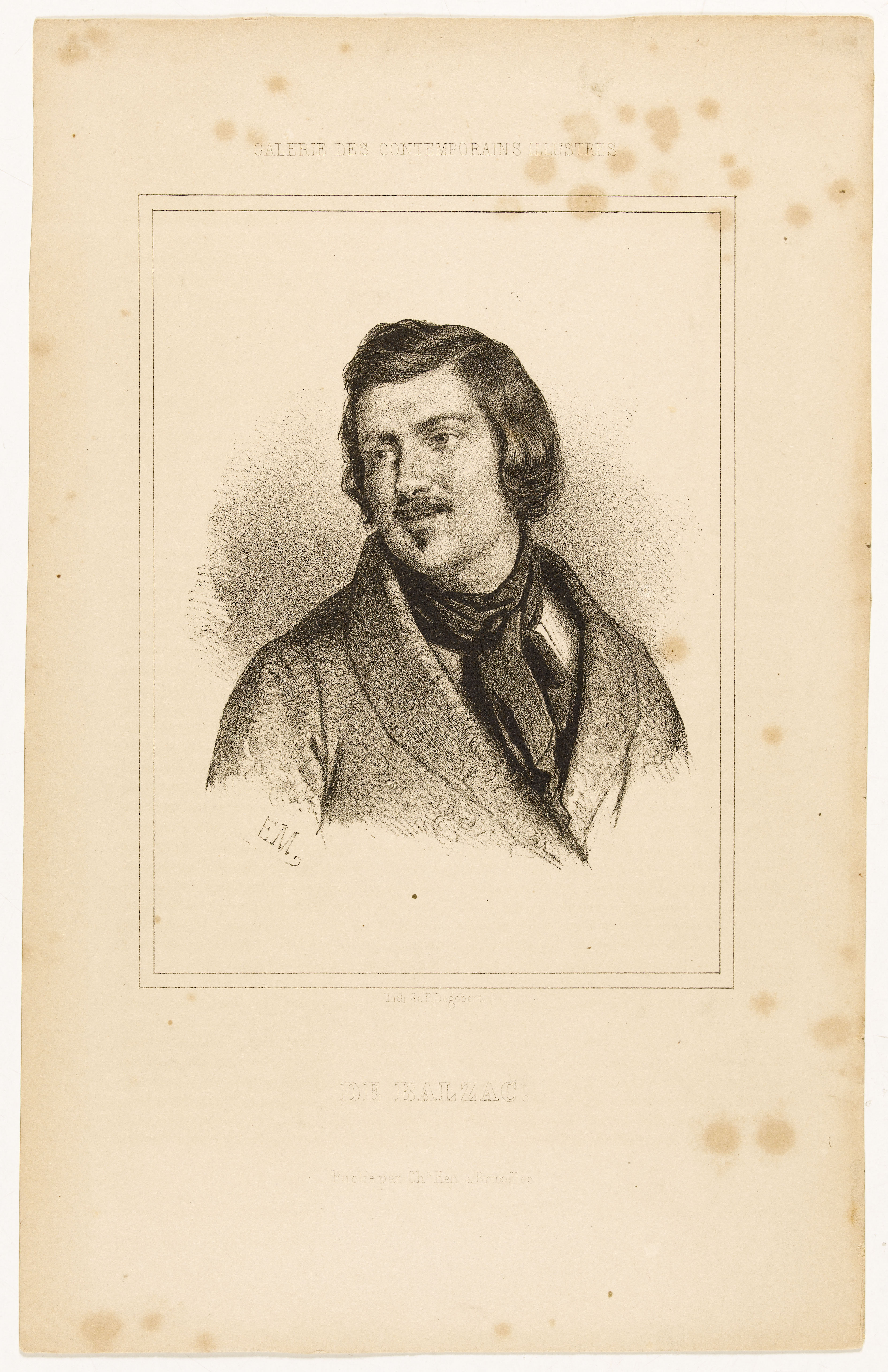 Inconnu, De Balzac
