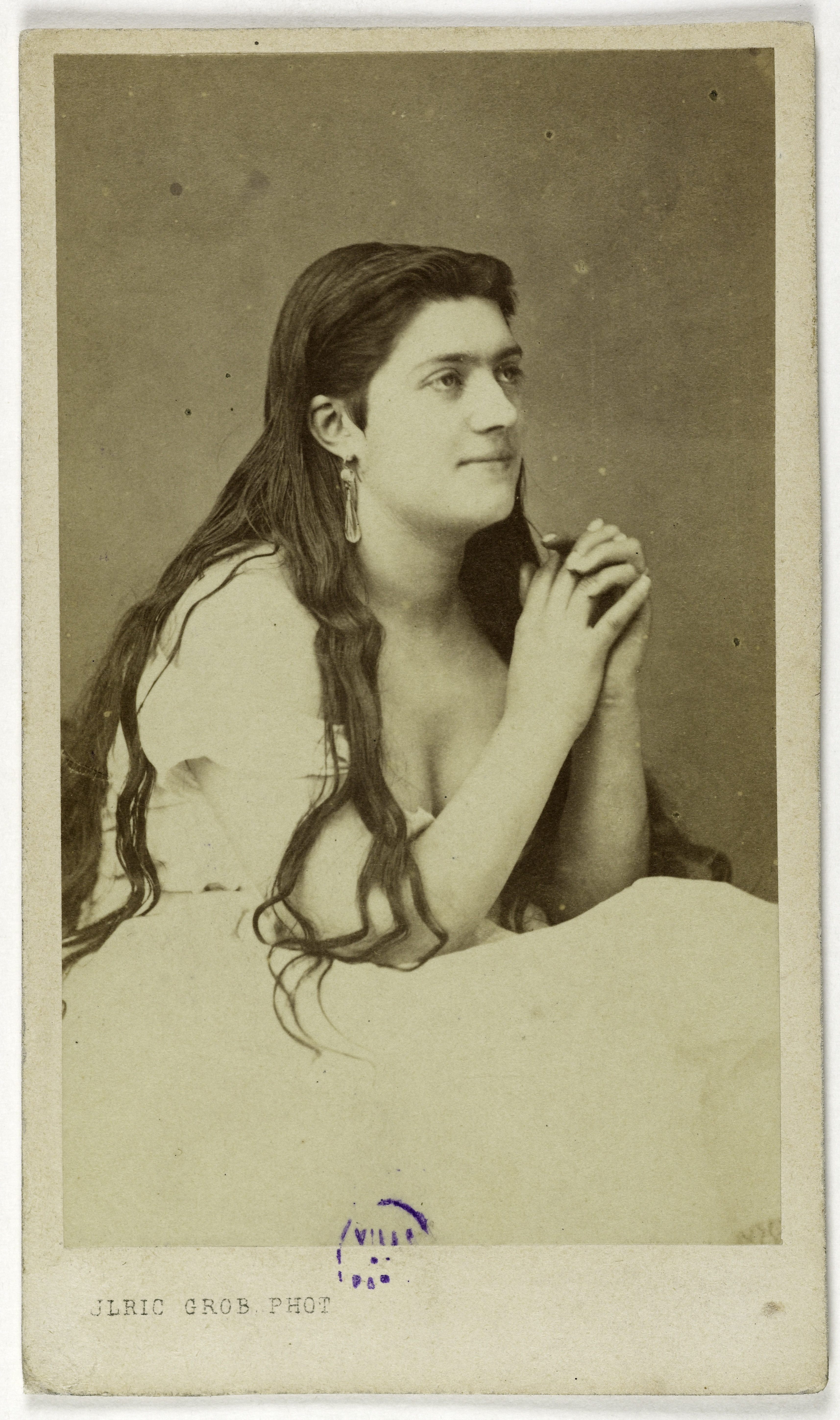 Ulric Grob, Portrait de Labrunie Marie, (actrice ?)