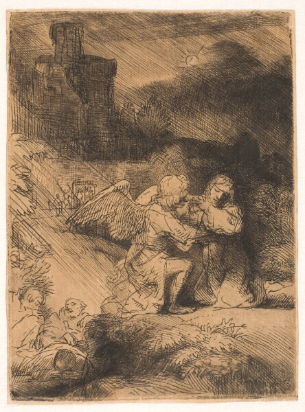Rembrandt van Rijn, Kristus på Oliebjerget