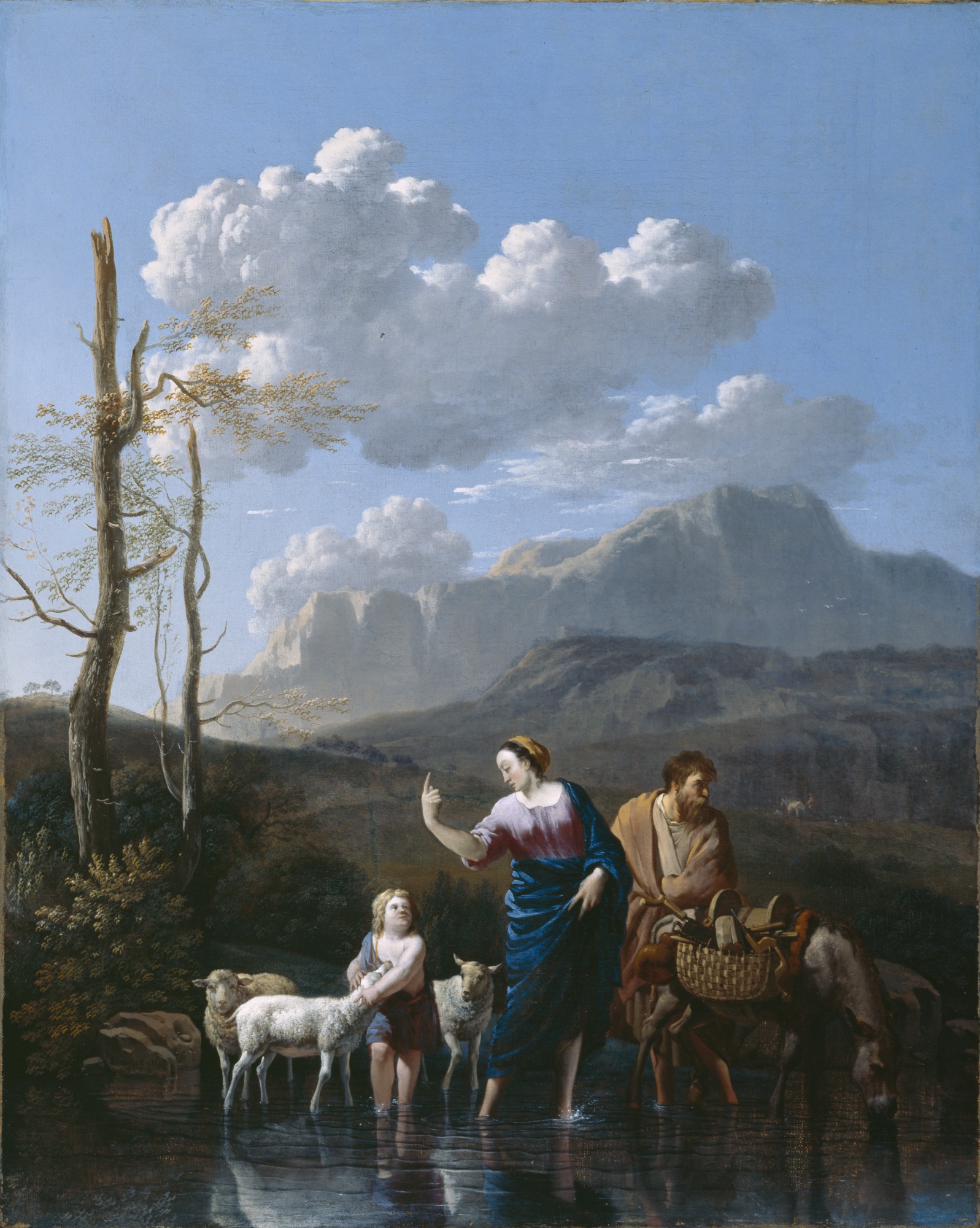 Karel Dujardin, Return of the Holy Family from Egypt