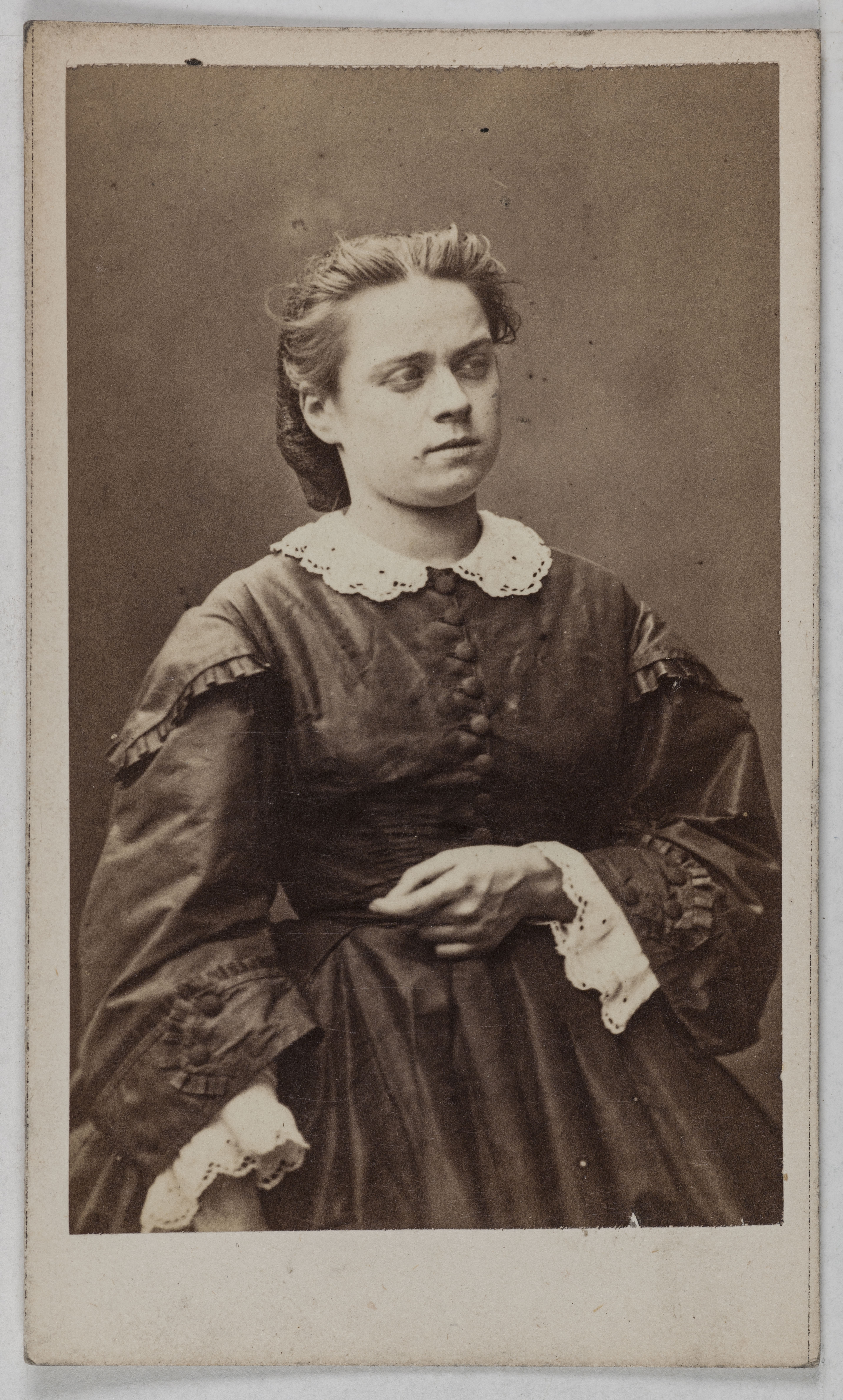 Anonyme, Portrait de Kid Pâquerette, (Marguerite Chevreau, dite, - 1872), actrice