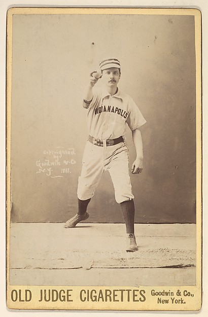 Goodwin & Company, Shreve, Pitcher, Indianapolis, from the series Old Judge Cigarettes