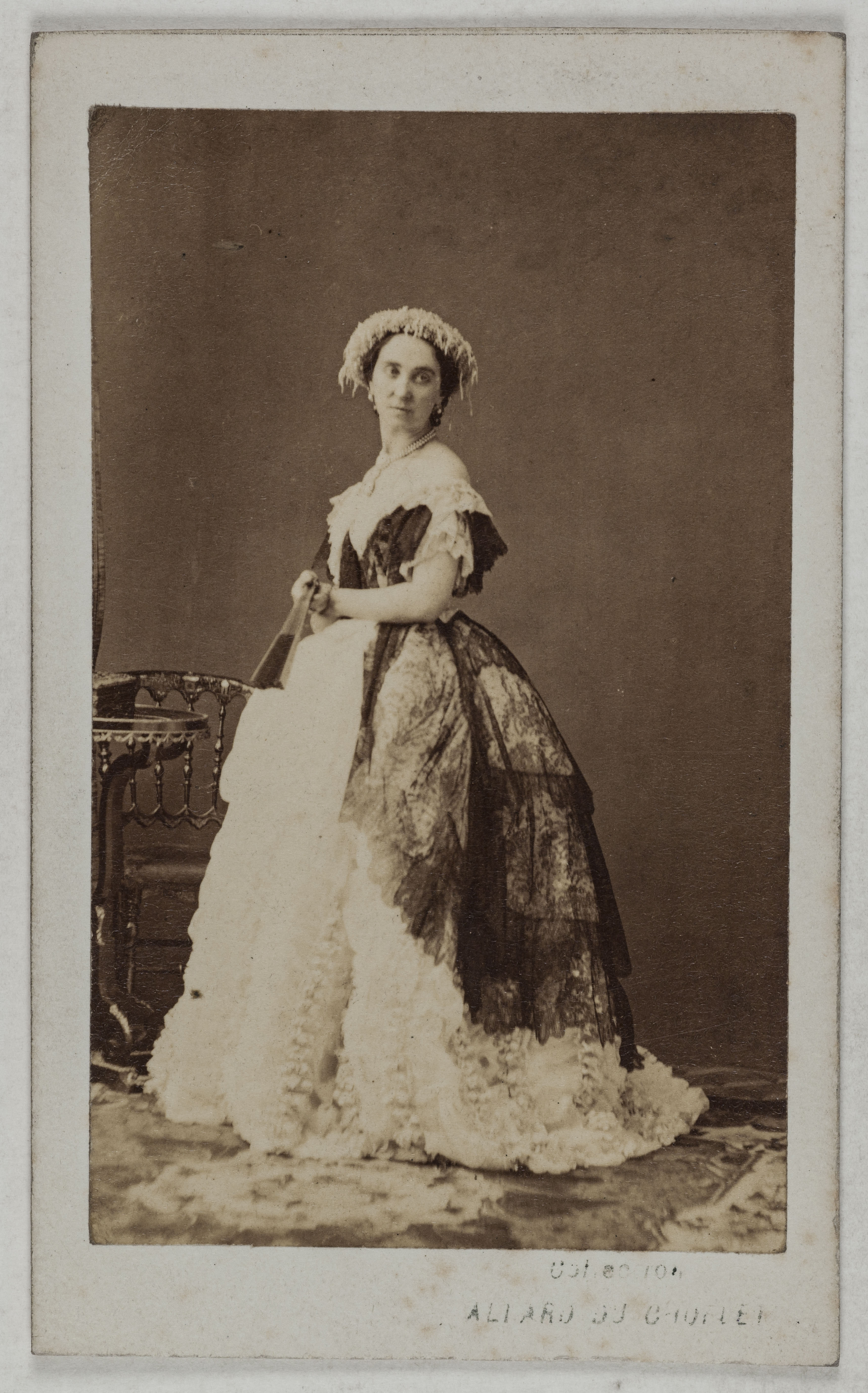 Disderi & Cie, Portrait de Doche Eugénie, (née Marie-Charlotte-Eugénie de Plunkett, dite), (1821-1900), (actrice)