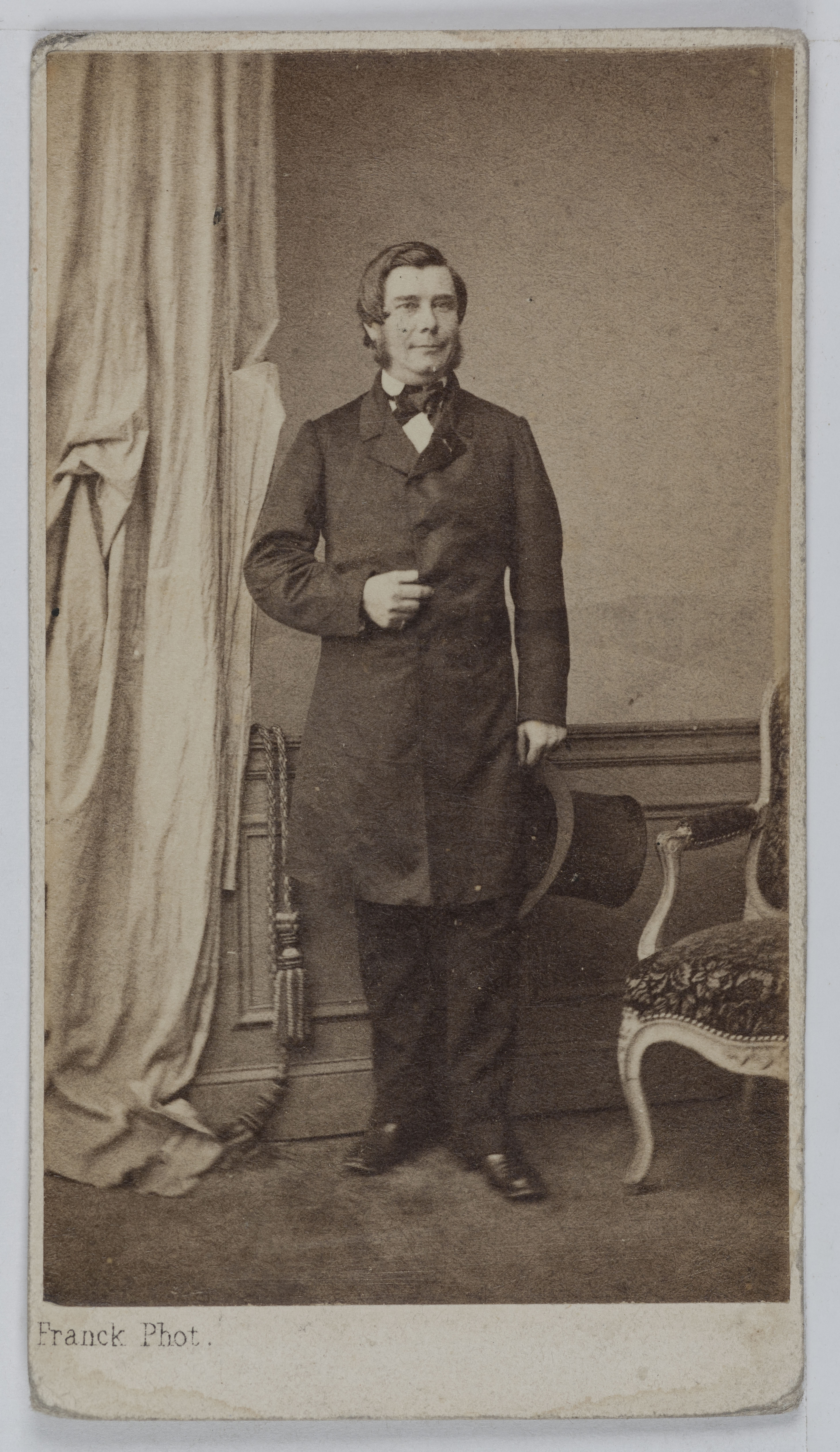 Franck, Portrait du Comte Henri-Léon Camusat de Riancey (1816-1870), homme politique et publiciste.