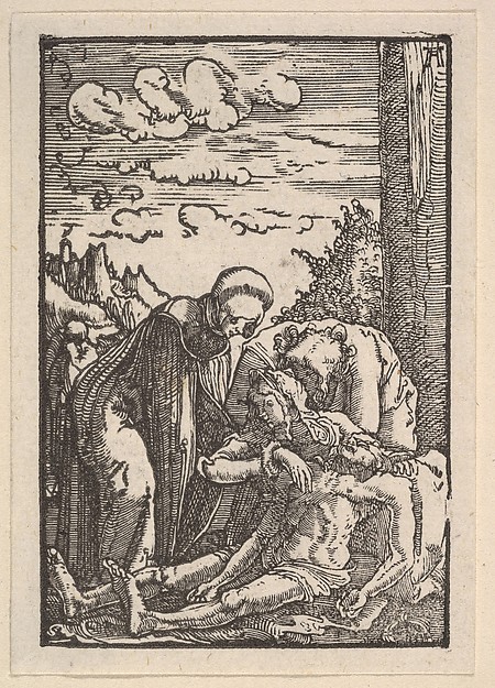 Albrecht Altdorfer, Lamentation, from "The Fall and Salvation of Mankind Through the Life and Passion of Christ"
