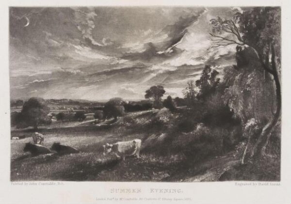 Constable, John RA, SUMMER EVENING