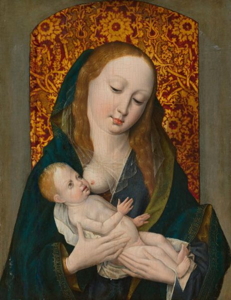 anonymous, Virgin and Child (Madonna Lactans)