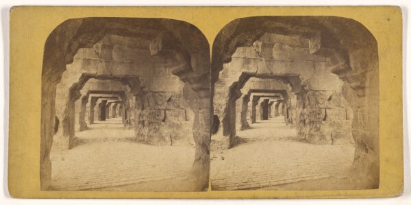 Unknown, [Corridor of Roman Amphitheatre, Nimes, Sept. 6, 1866]