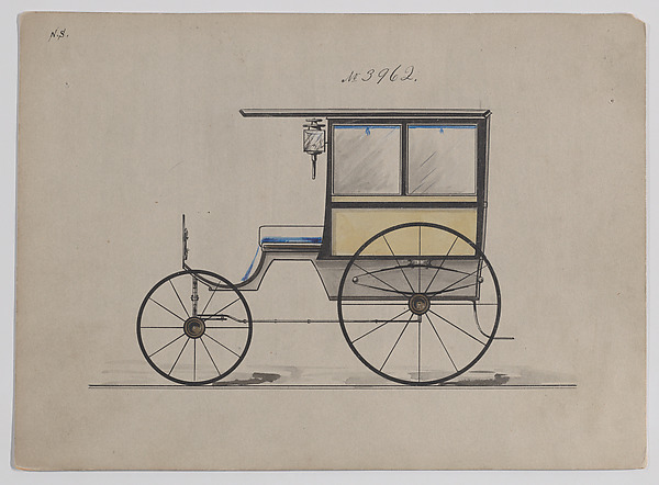 Brewster & Co., Design for Omnibus or Wagonette, no. 3962