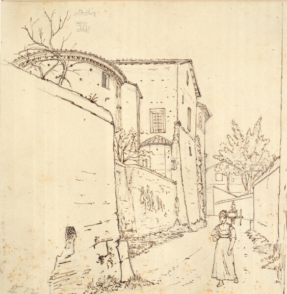 Wilhelm Marstrand, Gade i Rom