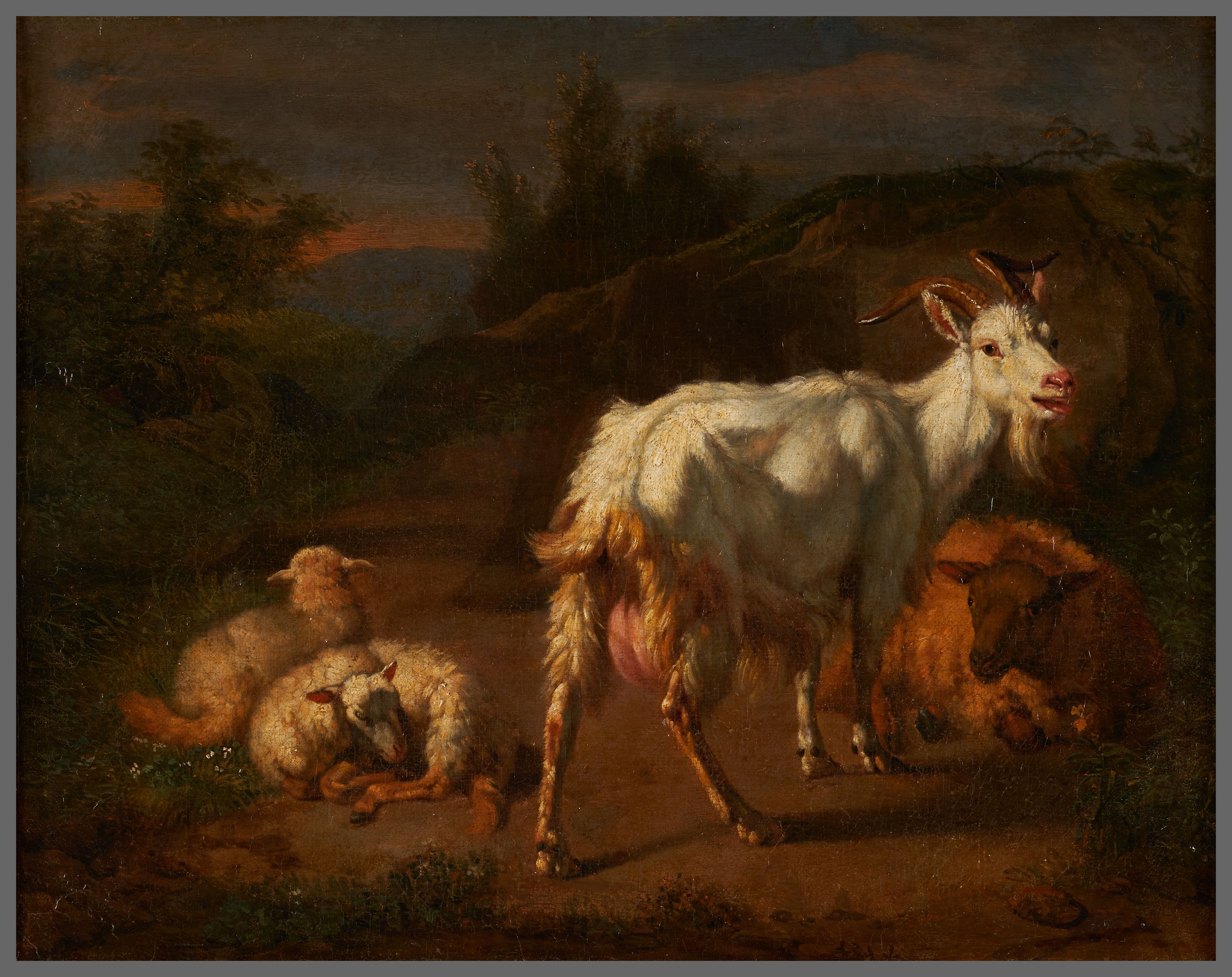 Nicolaes Pietersz Berchem, Animaux au pâturage