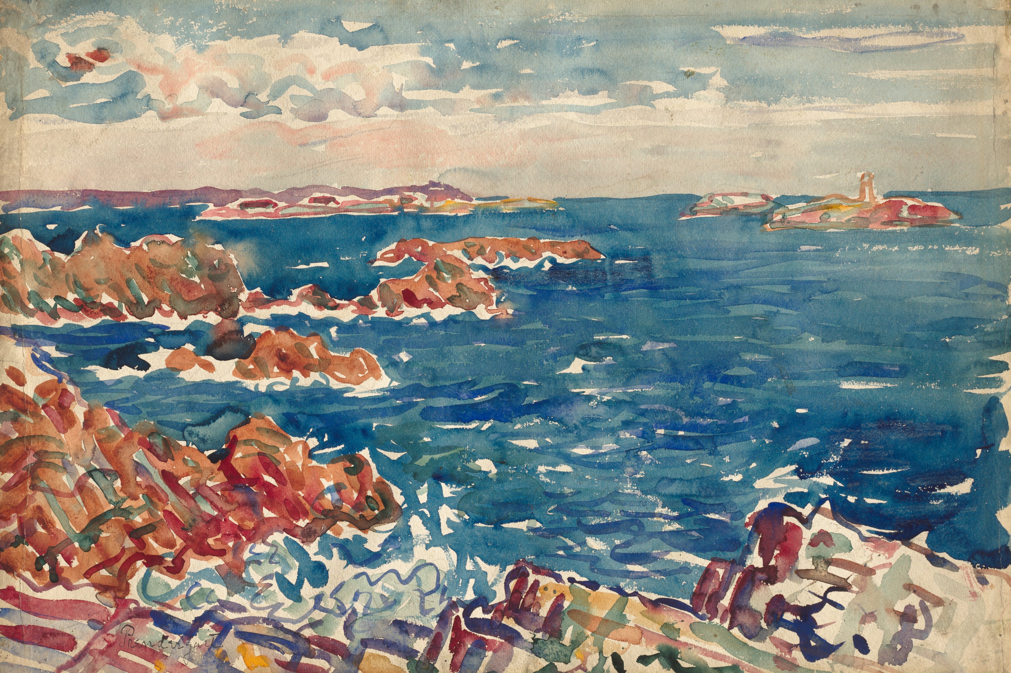 Maurice Prendergast, The Rocky Seashore