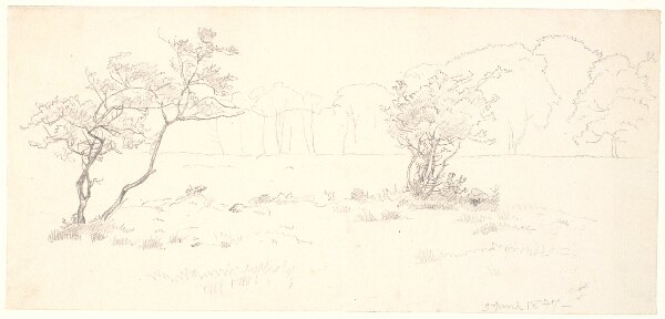 P.C. Skovgaard, Fra Eremitagesletten i Dyrehaven.