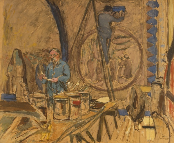 Edouard Vuillard, Maquette pour un portrait de Denis