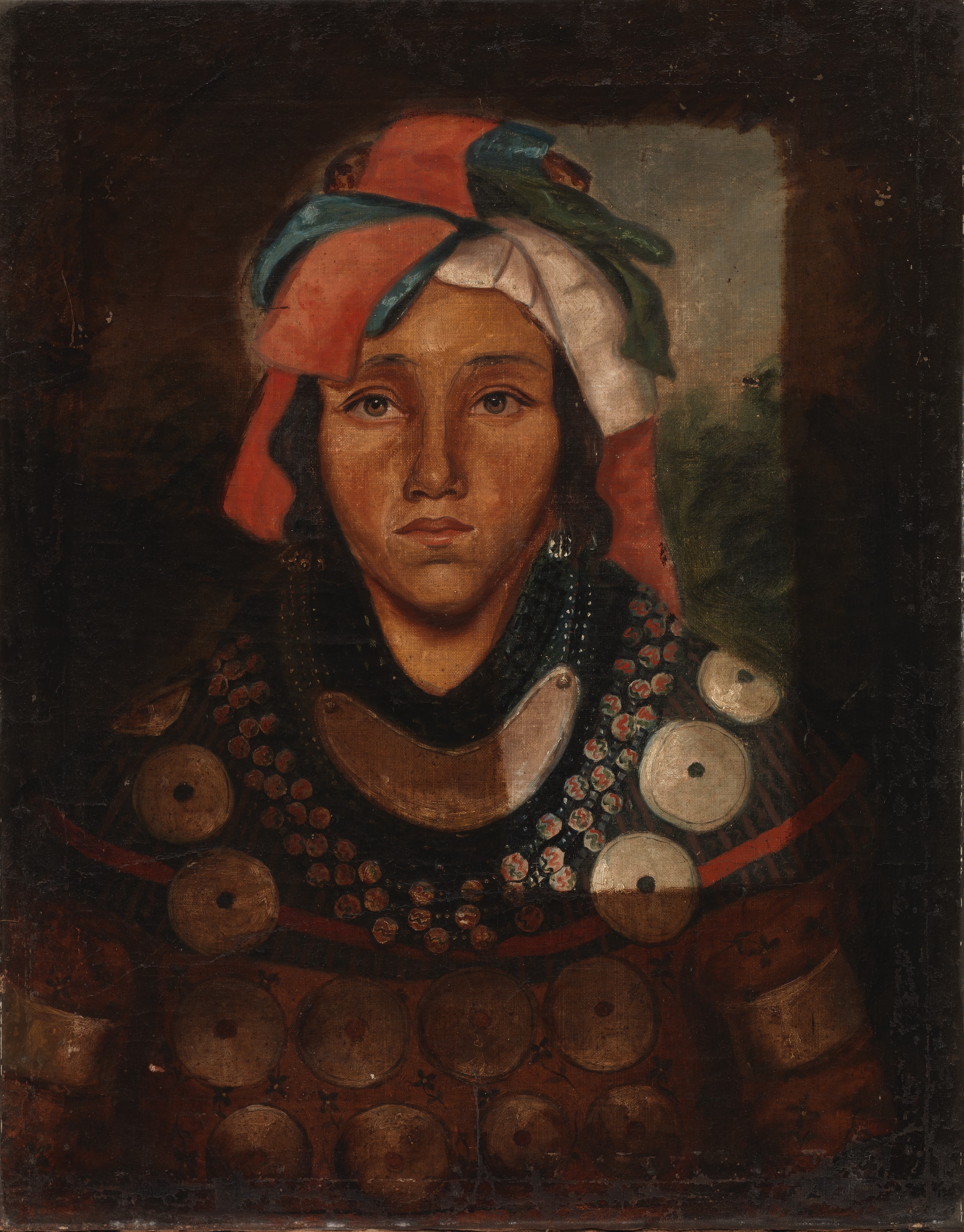 Unidentified, Portrait of a Young Man (Seminole Indian)