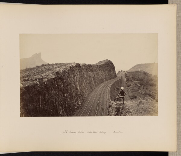 Samuel Bourne, The Reversing Station, Bhor Ghât Railway, Poonah