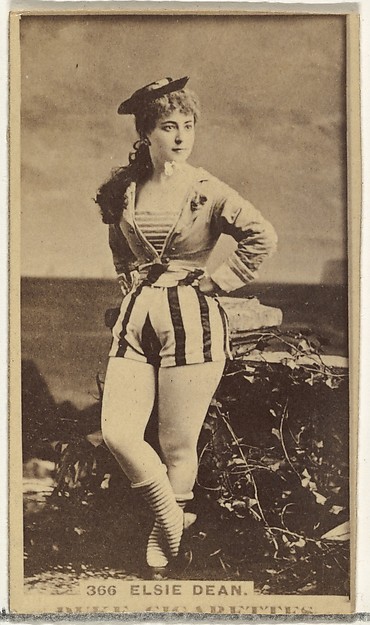 W. Duke, Sons & Co., Card Number 366, Elsie Dean, from the Actors and Actresses series (N145-7) issued by Duke Sons & Co. to promote Duke Cigarettes