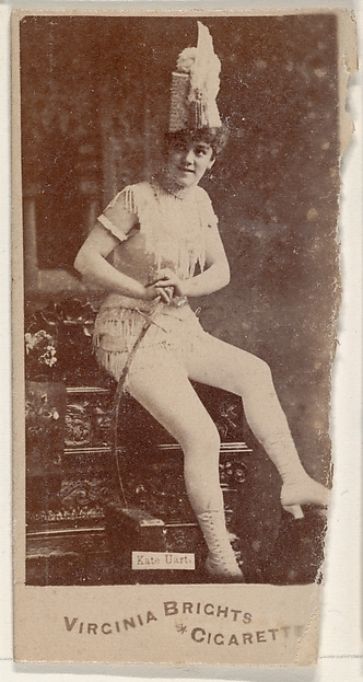 Allen & Ginter, Kate Uart, from the Actors and Actresses series (N45, Type 1) for Virginia Brights Cigarettes