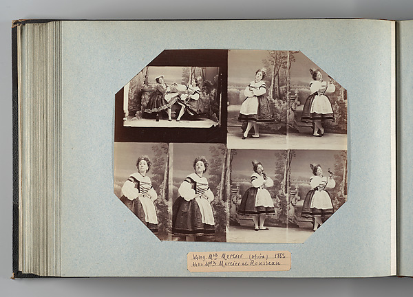 André-Adolphe-Eugène Disdéri, Mlle Mercier; Mlles Mercier et Rousseau